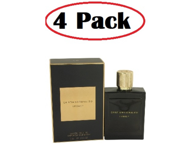 4 Pack of Cristiano Ronaldo Legacy by Cristiano Ronaldo Eau De Toilette Spray 3.4 oz
