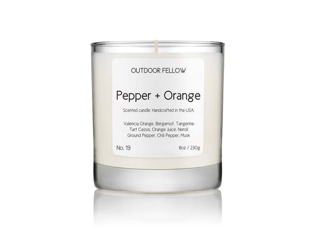 Pepper and Orange Scented Candle