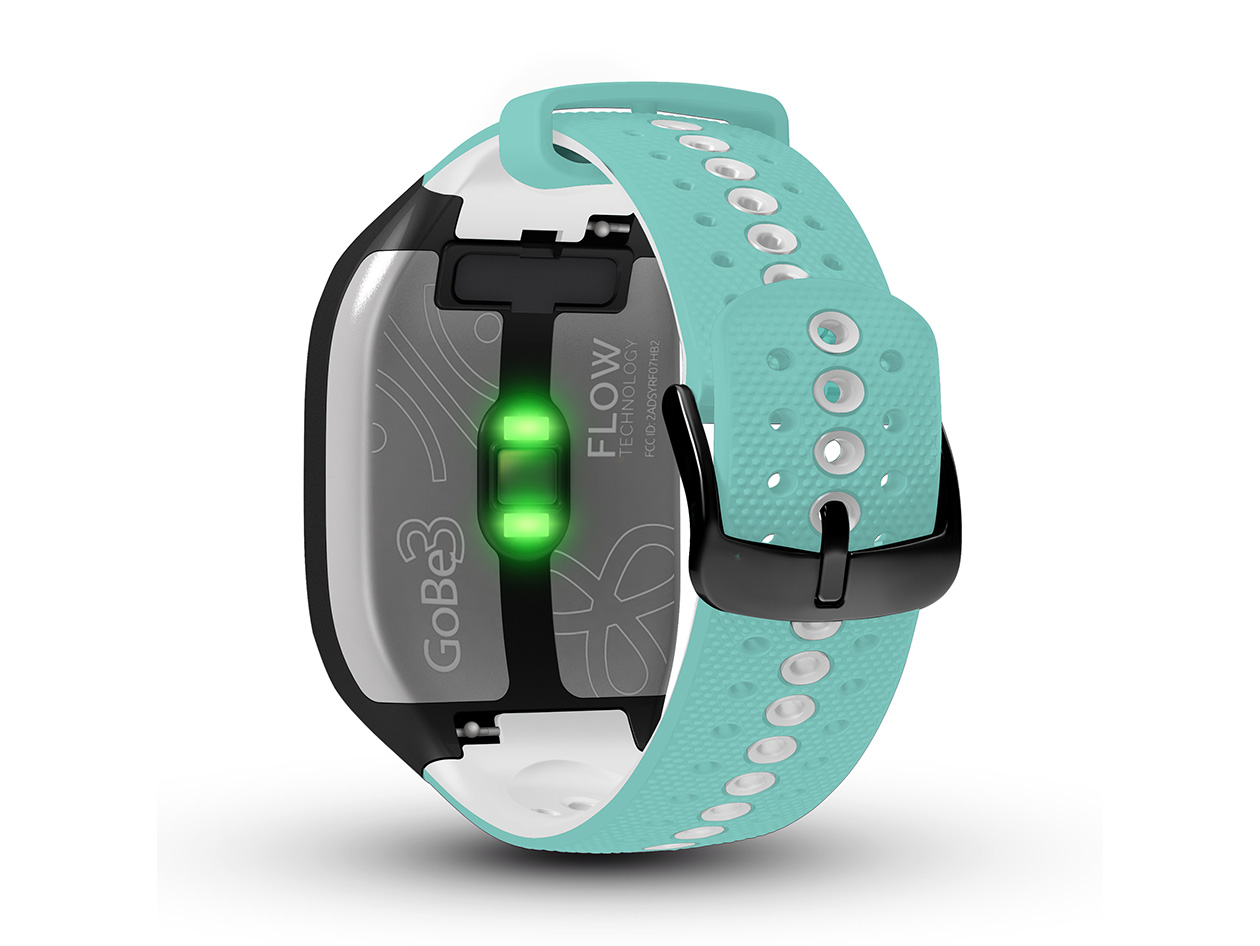 GoBe3 Wearable Health, Fitness, and Activity Tracker (Aquamarine)