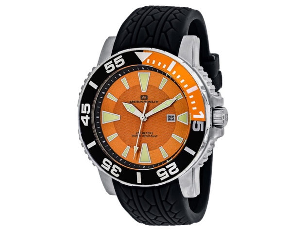Oceanaut Men's Orange Dial Watch - OC2915