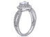 1.00 Carat (ctw G-H, SI2-I1) Heart Diamond Engagement Ring in 14K White Gold - IGI Certified - 9