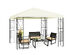 Costway 10'x10' Patio Gazebo Canopy Tent Steel Frame Shelter Patio Party Awning Beige