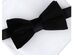Alfani Men's Pre-Tied Velvet Bow Tie & Pocket Square Set Black One Size