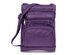 Krediz Leather Crossbody Bag for Women (Regular/Purple)