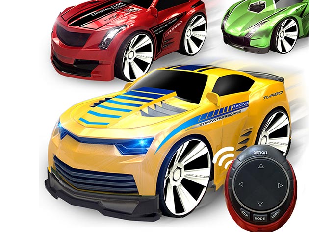 Turbo Racer Voice-Activated Remote Control Sports Car (Yellow)