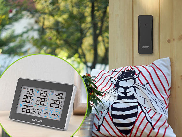 BALDR Wireless Weather Station with 3 Sensors