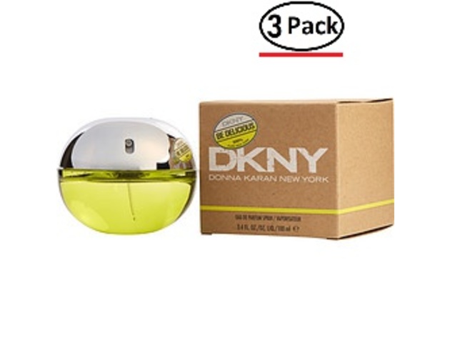 Dkny Be Delicious By Donna Karan Eau De Parfum Spray 3.4 Oz For Women (Package Of 3)