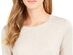 Style & Co Women's Long-Sleeve Crewneck Top Beige Size Petite