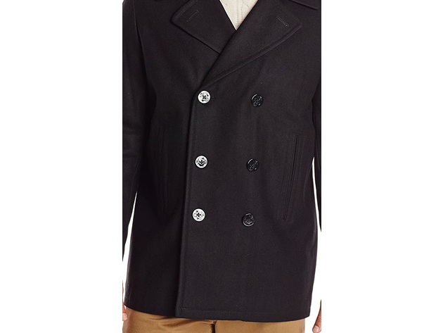 nautica men's big and tall wool peacoat