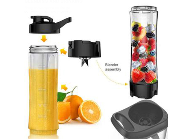 Sboly 300W Personal Blender with Two 20oz Bottle & Ice Tray