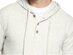 Weatherproof Men's extured Henley Hoodie Oatmeal Size Small