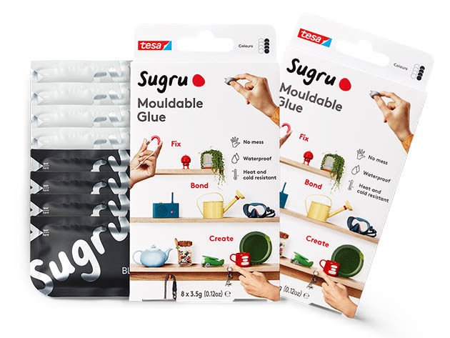 Sugru Moldable Multi-Purpose Glue (16-Pack/Multicolor)