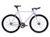 4130 - Perplexing Purple (Fixed Gear / Single-Speed) Bike - 62 cm (Riders 6'2"-6'6") / Riser Bars