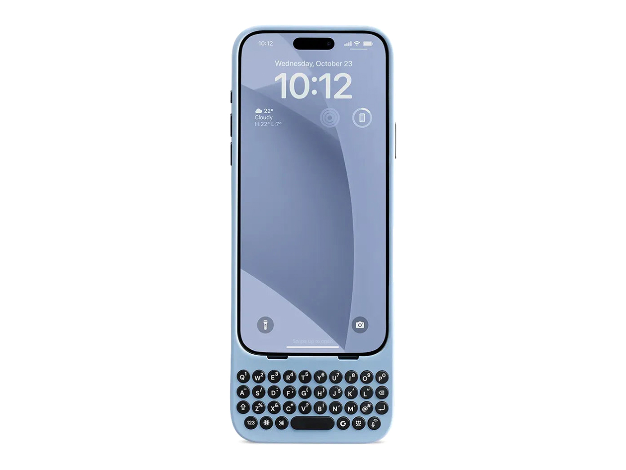 Clicks Keyboard Phone Case (Royal Ink/iPhone 15)