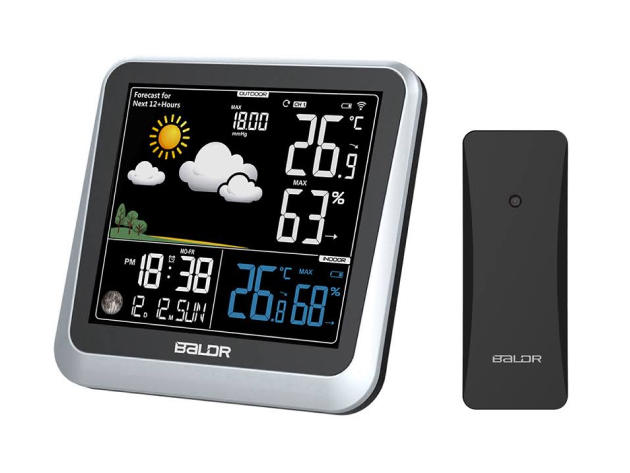 BALDR Color Display Digital Wireless Indoor/Outdoor Weather