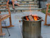 Burly™ SCOUT Stainless Steel Smoke Reducing Firepit with Grill Attachment