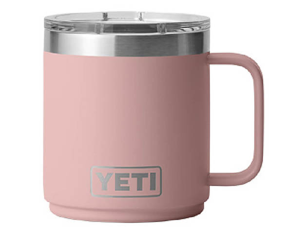 Yeti 21071500922 Rambler 10 oz. Mug with MagSlider Lid - Sandstone Pink