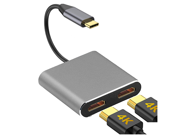 USB-C to Dual HDMI Adapter