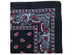 Pack of 12 Paisley Cotton Bandanas Novelty Headwraps - Dozen Available in Many Colors - 22 inches - Black & Red