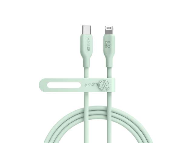 Anker 541 USB-C to Lightning Cable (Bio-Based/6ft/Natural Green)