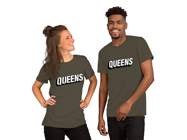 QUEENS Unisex T-Shirt – Army (XL)