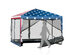 Costway 10'x10' Folding Pop Up Tent Gazebo Canopy Mesh Sidewall