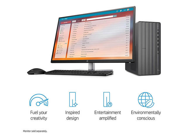 HP TE011050 Envy Desktop Computer, GeForce RTX 2060, Intel Core i7-10700