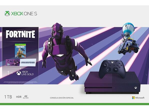 cocaïne Notitie kader Xbox One S 1TB Console Fortnite Battle Royale Special Edition Bundle Purple  New Open Box (Mexico) - New Open Retail or Brown Box | StackSocial
