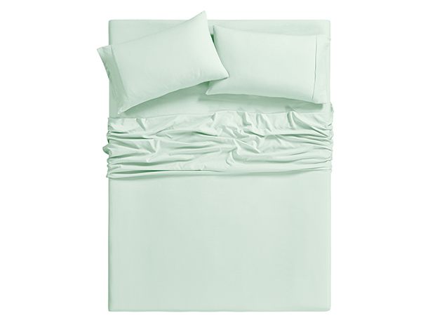 6-Piece Bamboo-Blend Comfort Luxury Sheet Set (Mint/Queen)