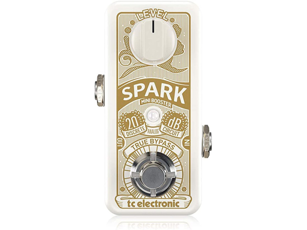 TC Electronic Spark Mini Booster Guitar Ultra Compact Pedal - MultiColored (Like New, Damaged Retail Box)