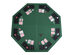 Costway 48" Green Octagon 8 Player Four Fold Folding Poker Table Top & Carrying Case - Green