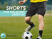 Athletic Shorts for Men with Pockets (3-Pack, Set B/Large)