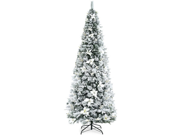 Iridescent Tinsel Artificial Christmas Tree with 1156 Branch Tips