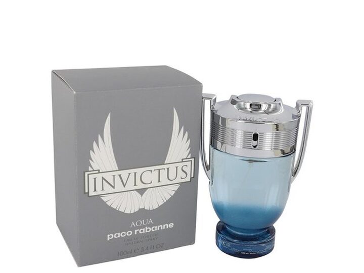 Invictus Aqua by Paco Rabanne Eau De Toilette Spray 3.4 oz