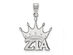 Sterling Silver Zeta Tau Alpha Medium Pendant