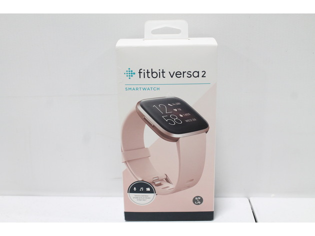 Fitbit Versa2 Health & Fitness Smartwatch & Heart Rate, Music- Petal/Copper Rose
