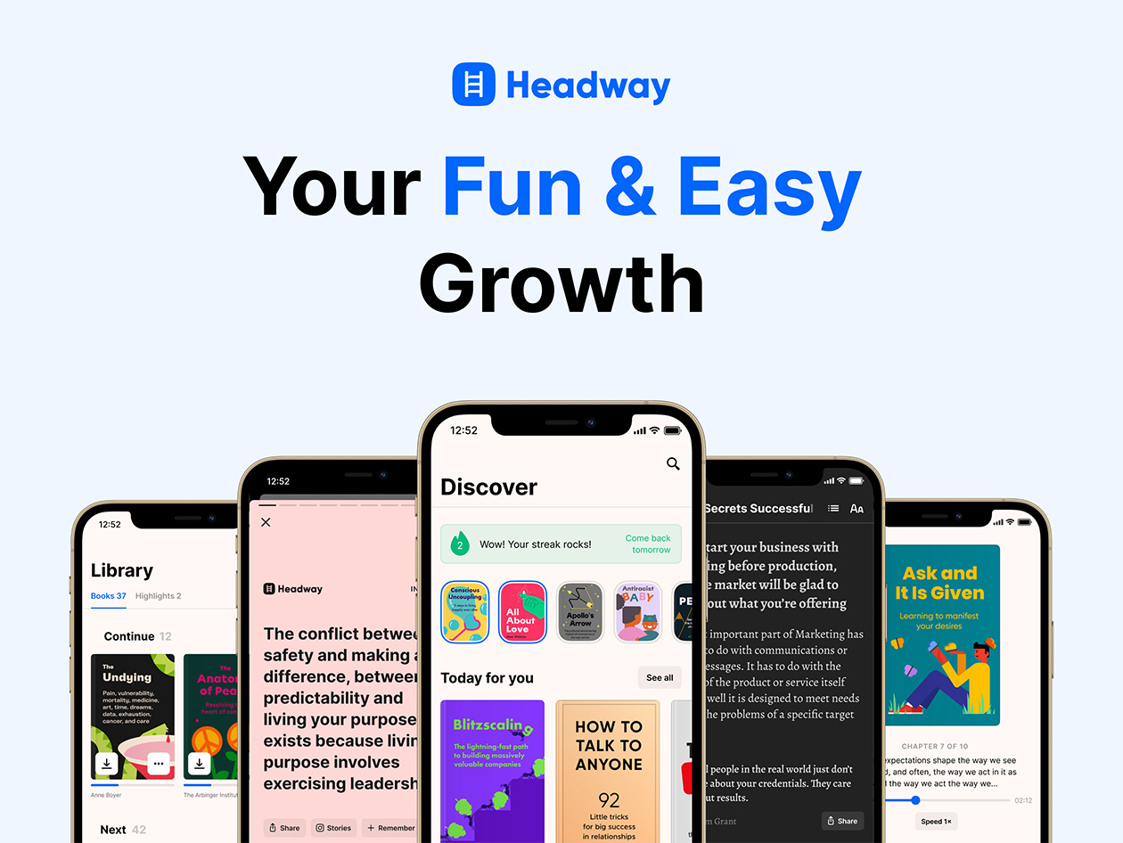 Headway Premium: Lifetime Subscription (2 Users)