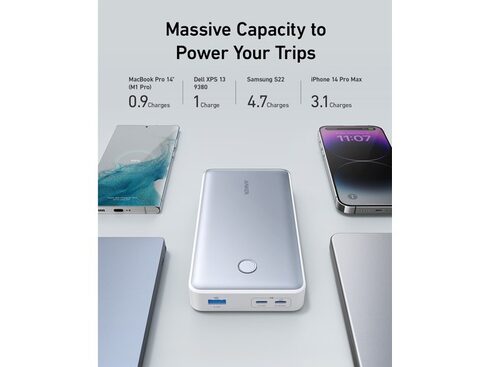 スマホアクセサリー Anker 537 Power Bank PowerCore 24000 Anker 537 Power Bank (PowerCore 24000, 65W) | モバイル