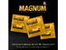 MAGNUM Gold Collection Condoms, Larger Than Standard Condoms for Extra Comfort - Pack of 3