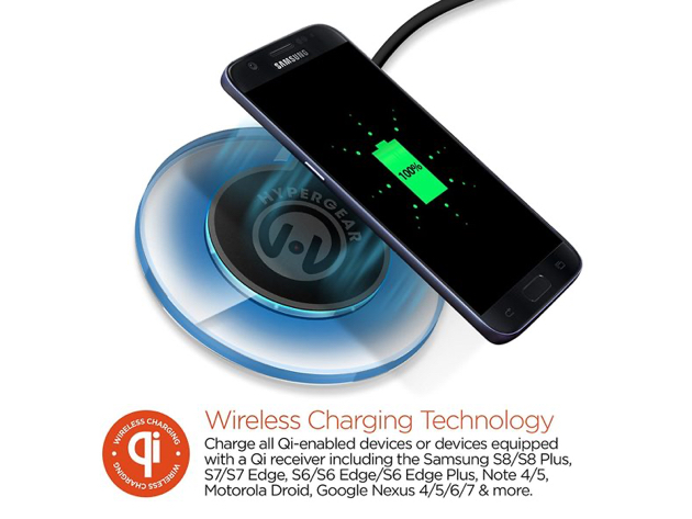HyperGear Wireless Charger PowerPort Qi Wireless Charging Pad