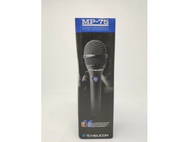 TC-Helicon MP-75 USB Enabled Electronic Vocal Dynamic Microphone, Super-Cardiod (Like New, Damaged Retail Box)