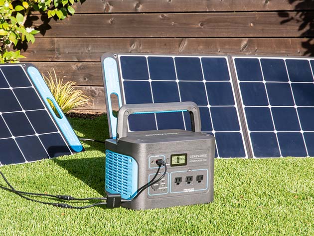 Geneverse Solar Generator: HomePower ONE + SolarPower ONE