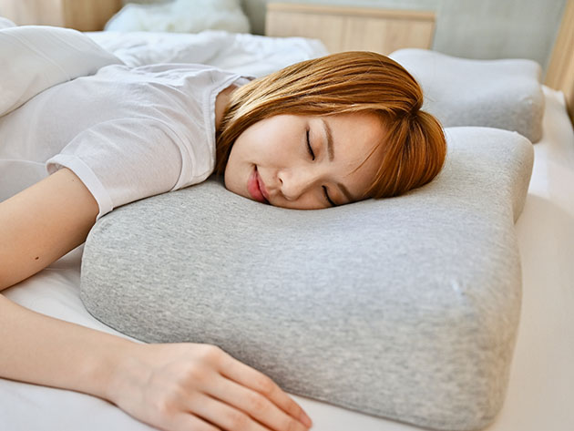 Cushion Lab Ergonomic Contour Memory Foam Pillow