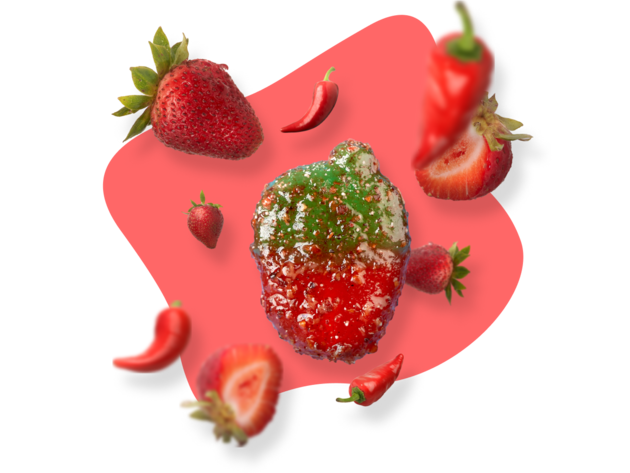 Chilichews Strawberry Bites