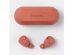 Heyday True Wireless Silicone USB-C Bluetooth Earbuds, Comfortably Groove Your Favourite Music Playlists for Long Time, Warm Red (New Open Box)