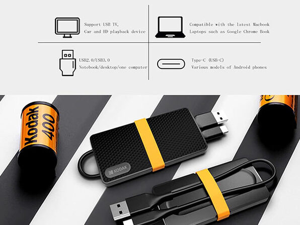 Kodak Portable SSD X200 (1TB) | StackSocial