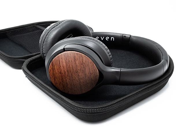 EVEN H4 Wireless Headphones with EarPrint Technology (Wood Grain Finish)