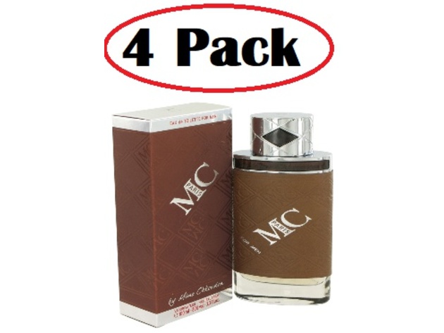 4 Pack of MC Mimo Chkoudra by Mimo Chkoudra Eau De Toilette Spray 3.3 oz