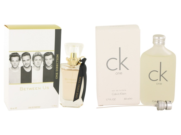 Gift set  Between Us by One Direction Eau De Parfum Spray 1.7 oz And  CK ONE EDT Pour/Spray (Unisex) 1.7 oz