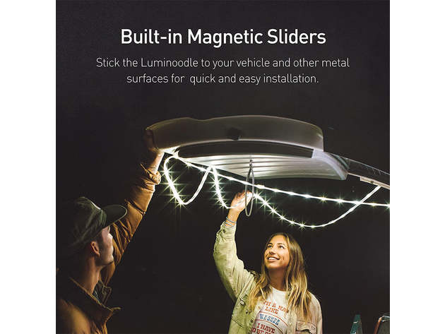 5Ft Portable USB LED Rope Light and Lantern